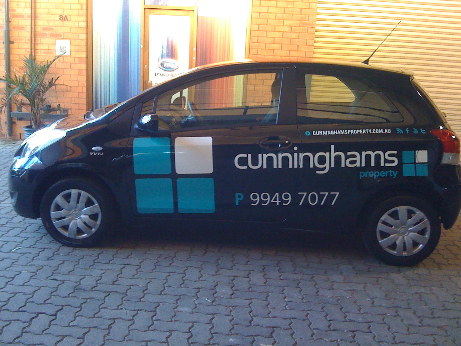 Jmac Graphics, Signage, Outdoor, Wrapping Car, Cunninghams Property