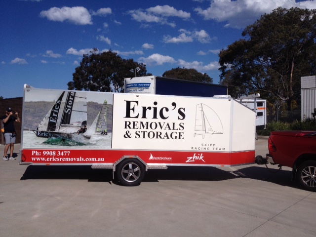 Jmac Graphics, Signage, Outdoor, Wrapping Boat, Eric Removals